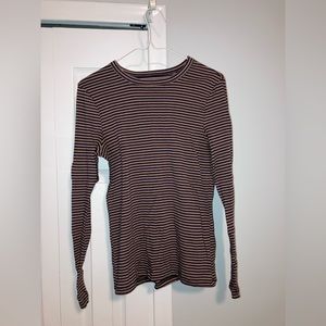 Striped long sleeve shirt